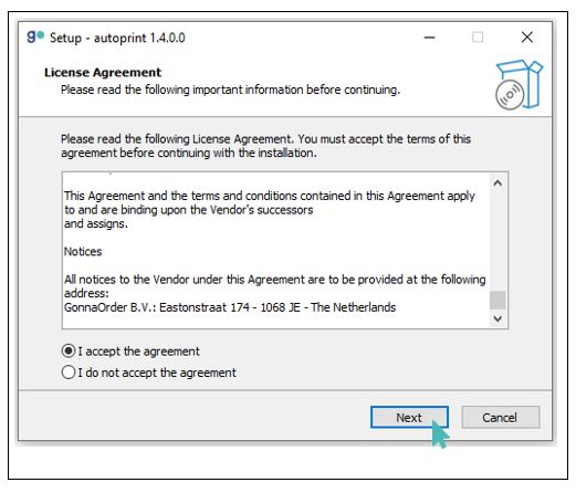 License agreement