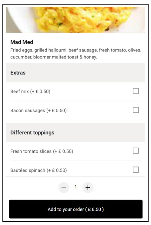 New order of option groups after reordering