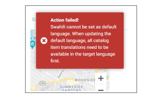 Error: you must translate labels to target language before switching