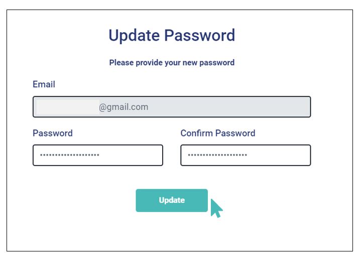 Reset your password