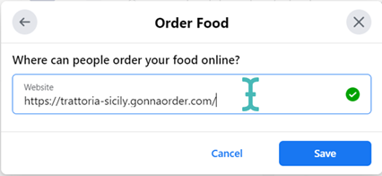 connecting your GonnaOrder store to your page