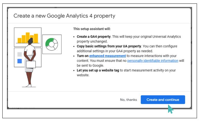 Create GA4 property