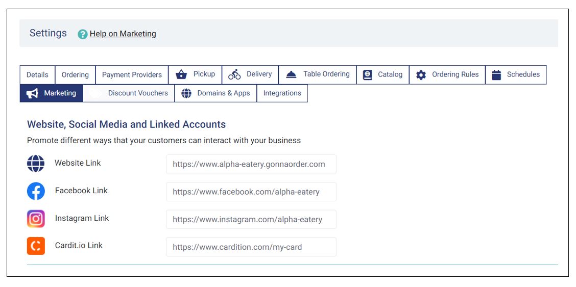 Linking your website and social network accounts