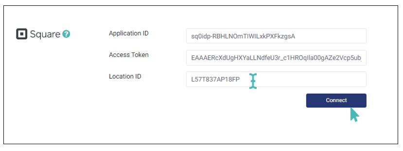 Connect store to Square