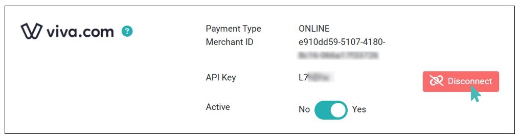 Disable Viva payments