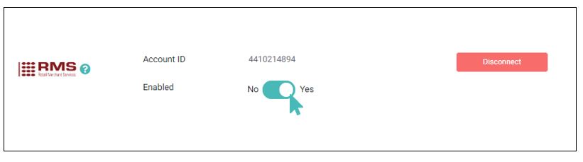 Enable RMS payments