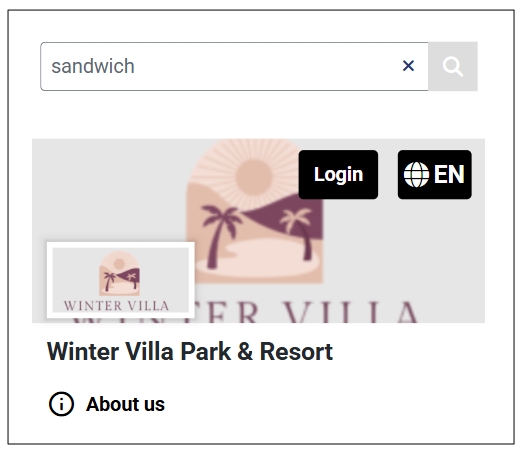 Dish Search Narrows Down the Results to One Child Store.
