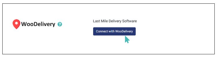 Connect with WooDelivery