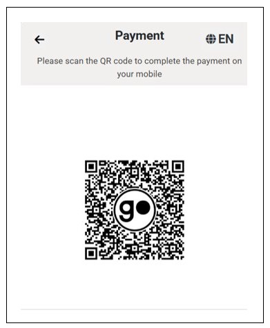 Customer Scans the Payment QR Code to Complete Payment on their Device