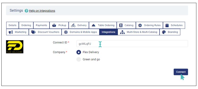 Adding Flex Delivery integration to GonnaOrder