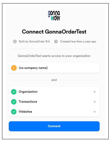 Review permissions and connect with Mollie
