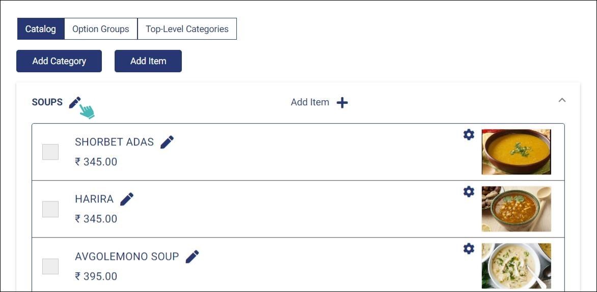 Select Category