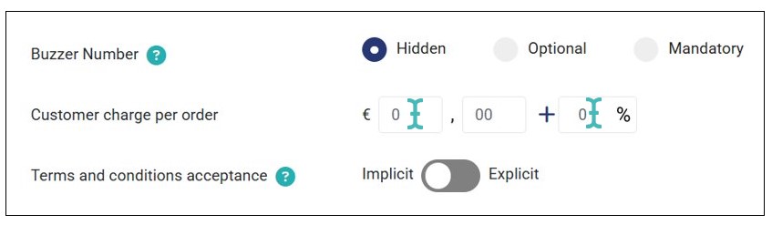 Input the Desired Customer Charges Per Order