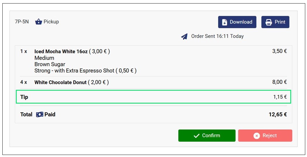 Tip on the Orders Dashboard