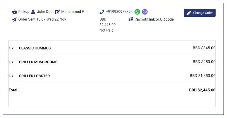 View Orders