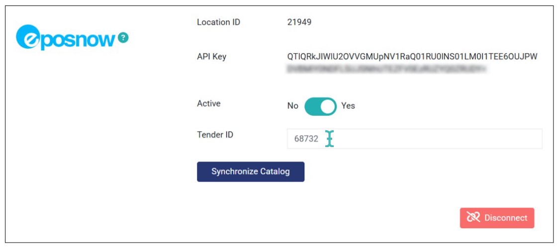 Enter Epos Now Tender ID