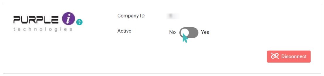 Deactivate Purple-I Connection