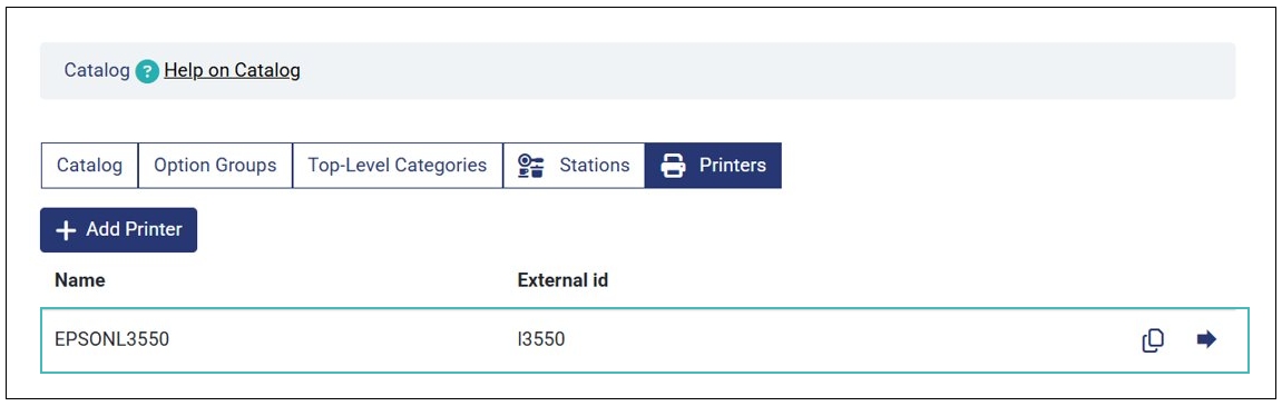 Printer Created Successfully